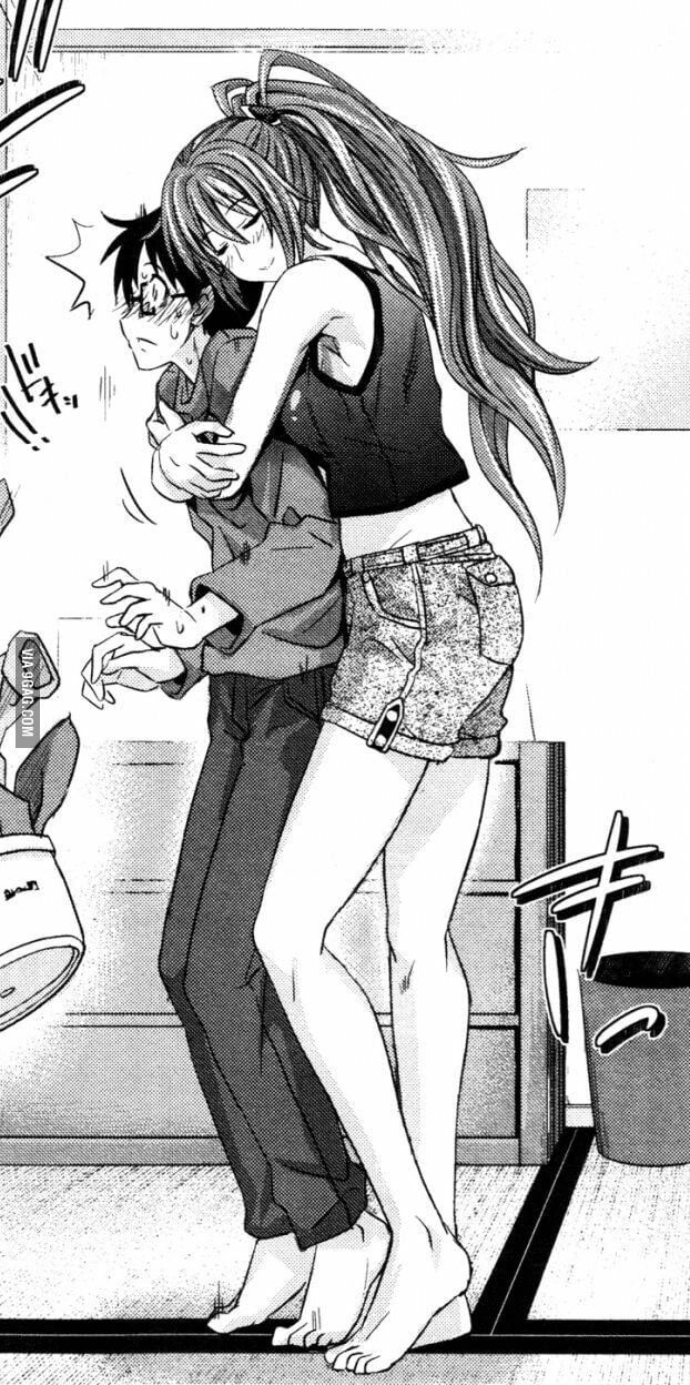 short girl boy tall Anime