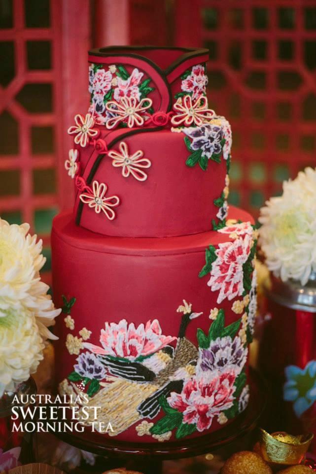 cake design wedding Asian