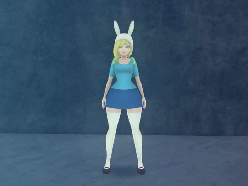 What if adventure time was a 3d anime game fionna