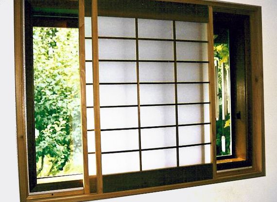 window shades paper Asian