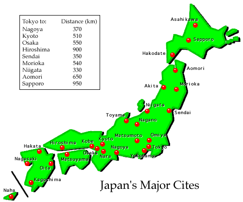 of japan cities The