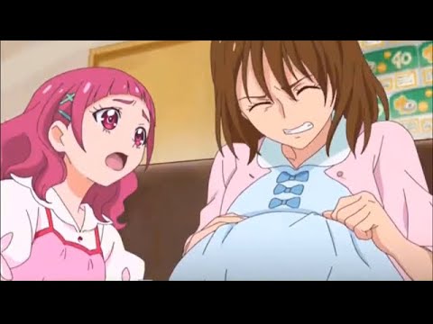baby Anime to a giving birth