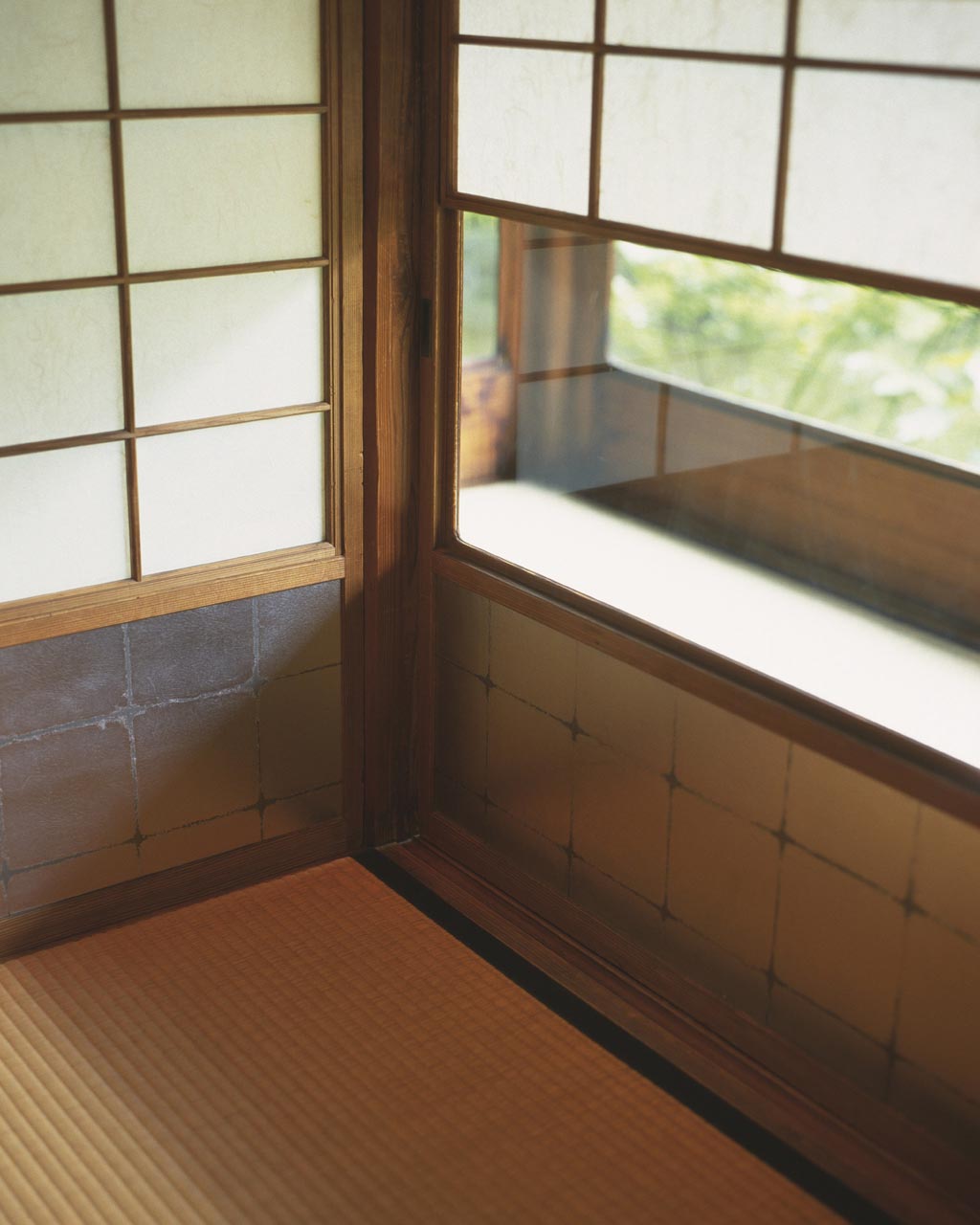 Asian paper window shades