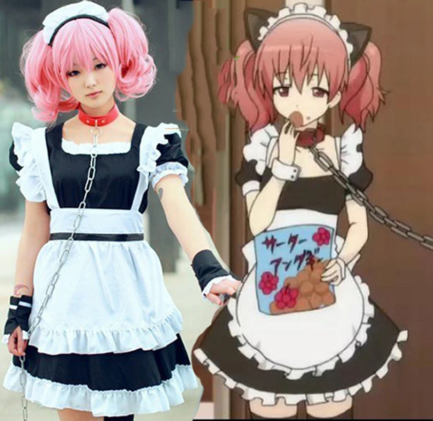maid outfit Anime girl in