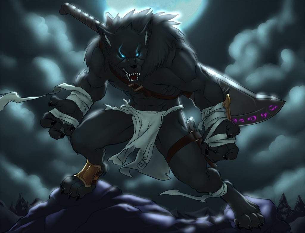 and anime Vampire werewolf