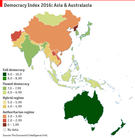 and Asian asia values democracy in
