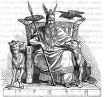 mythology asian and Odin