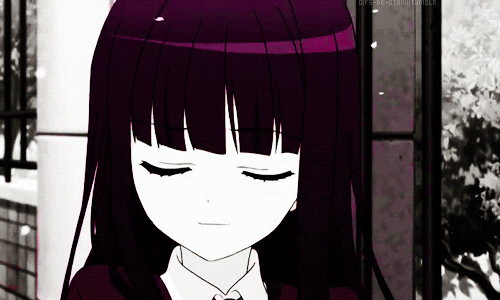 smiling gif girl Anime
