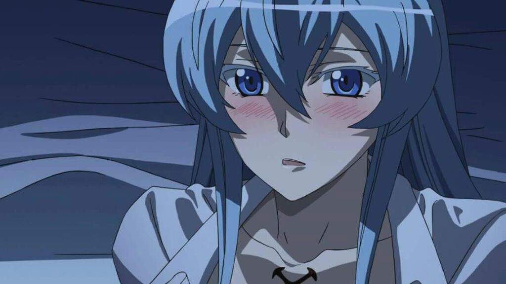 anime girl blushing Cute