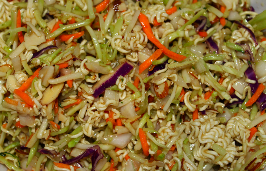 salad receipe asian Broccoli noodles with