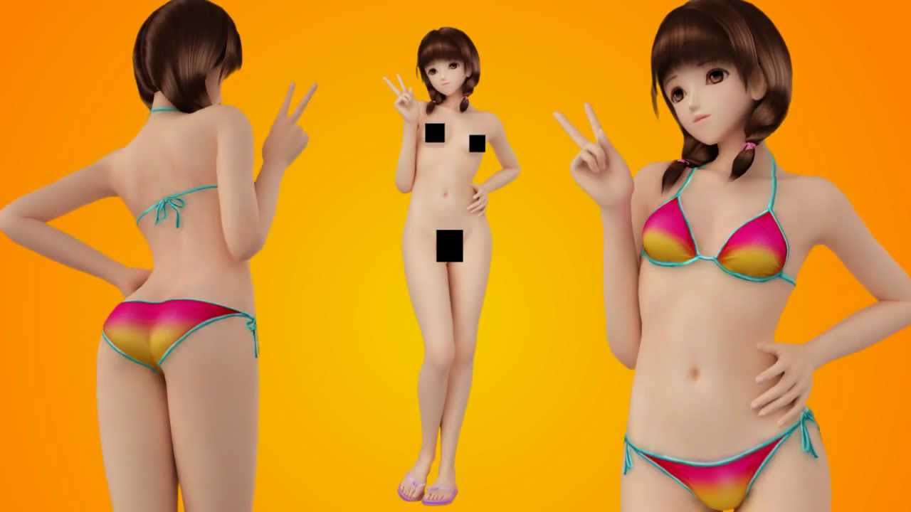 teen girl naked Anime