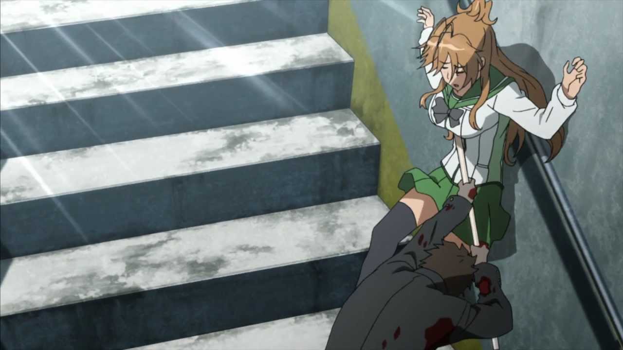 punched getting Anime girl
