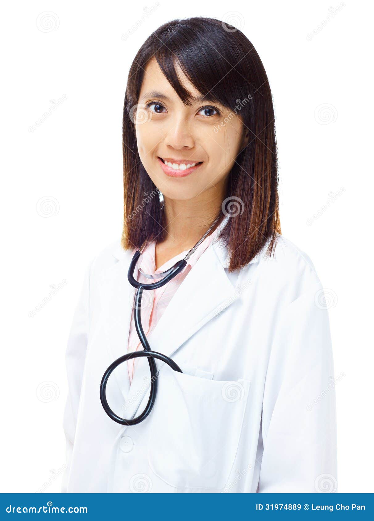 hair secretary doctor long Asian