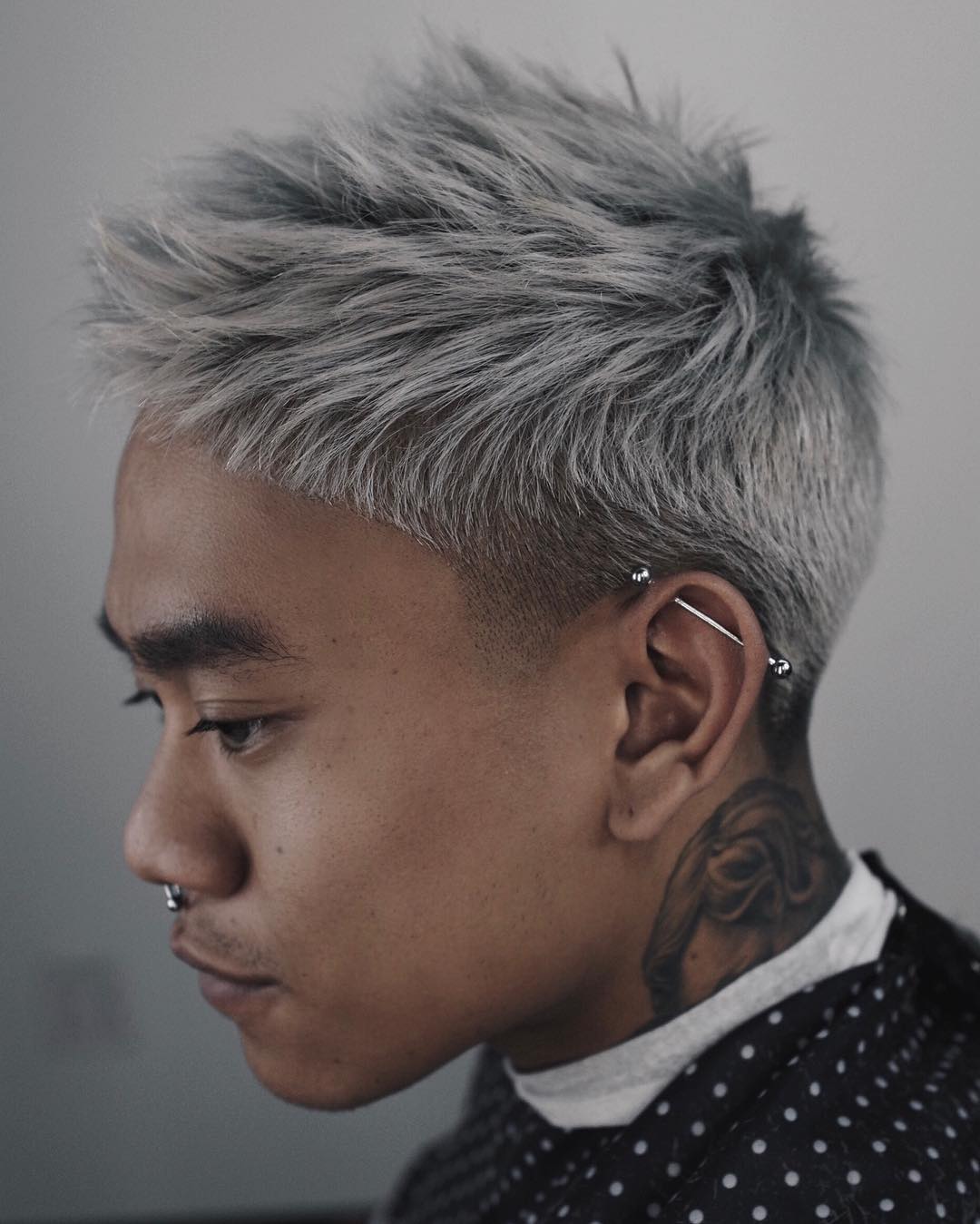 style for asian man Hair