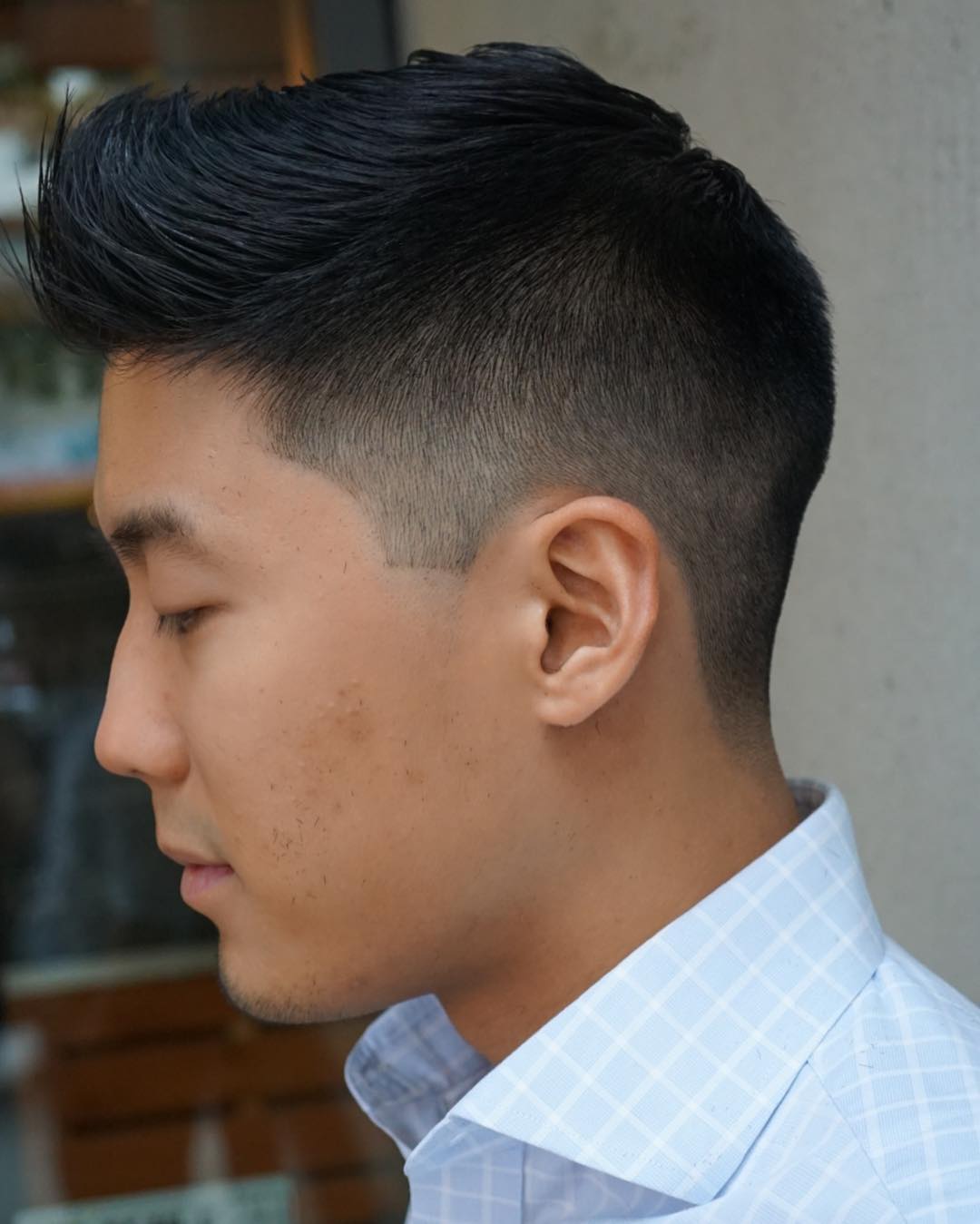 style for asian man Hair