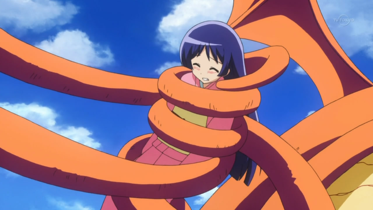 Hentai girl with tentacles