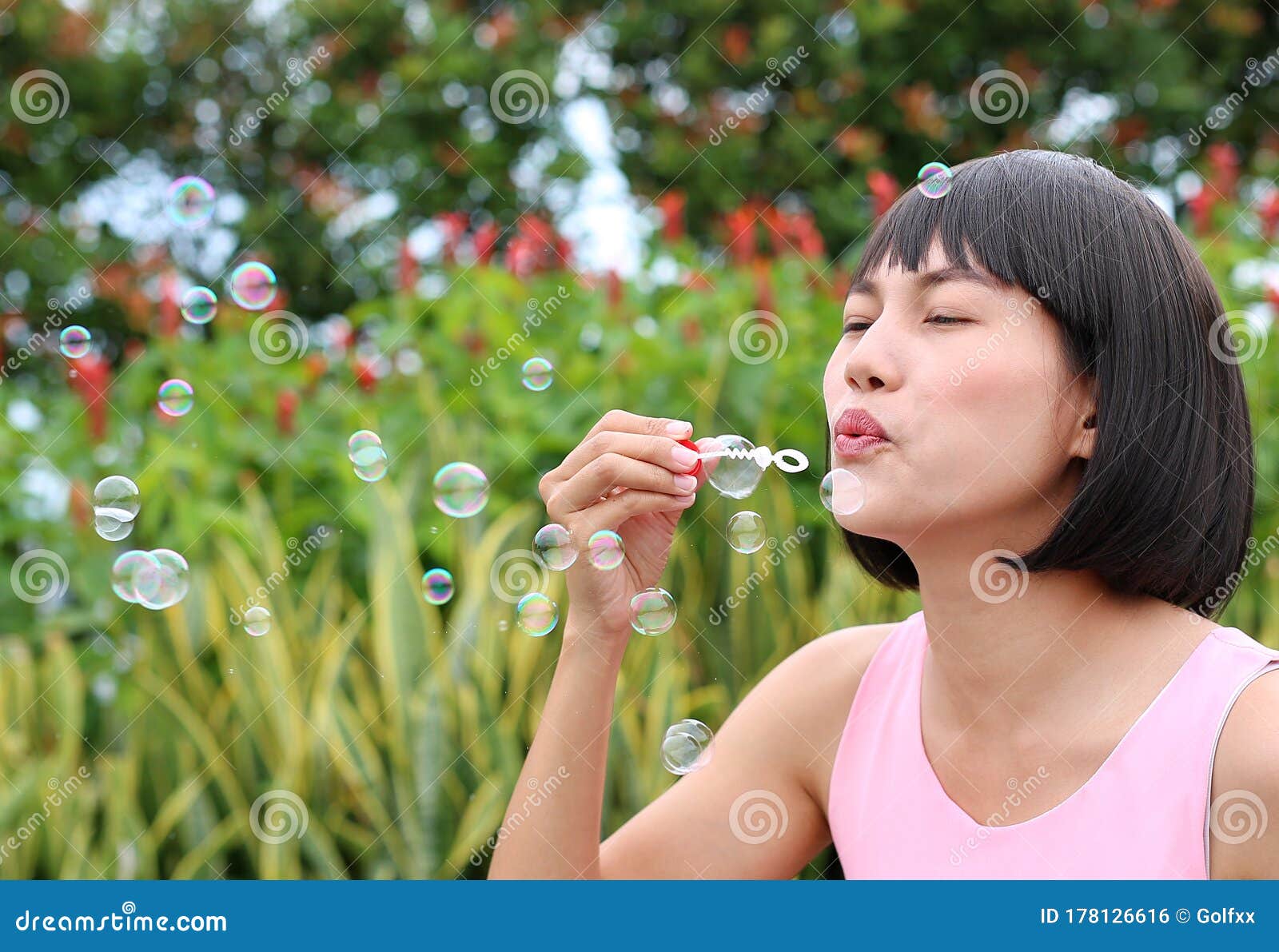 Korean girl with glasses