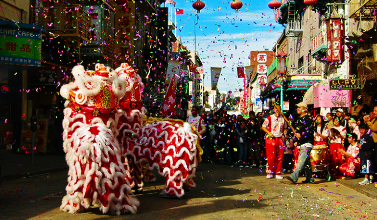 traditional American asian holiday