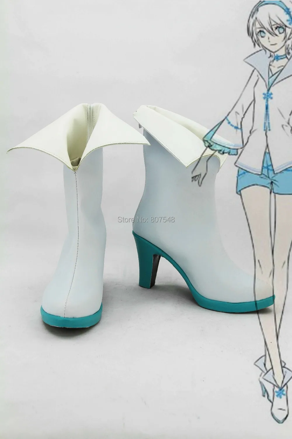 heel Anime boots high