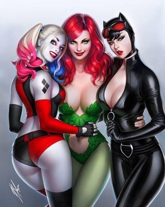 hentai Harley quin poison ivy