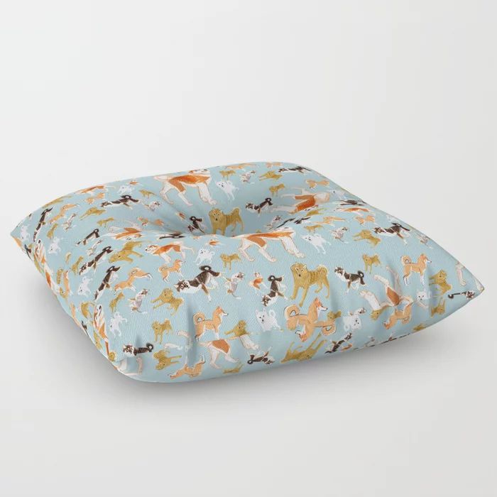 dining floor pillows Asian