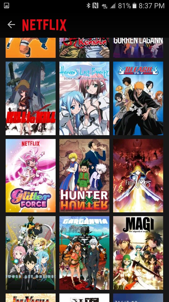 english on netflix anime Best