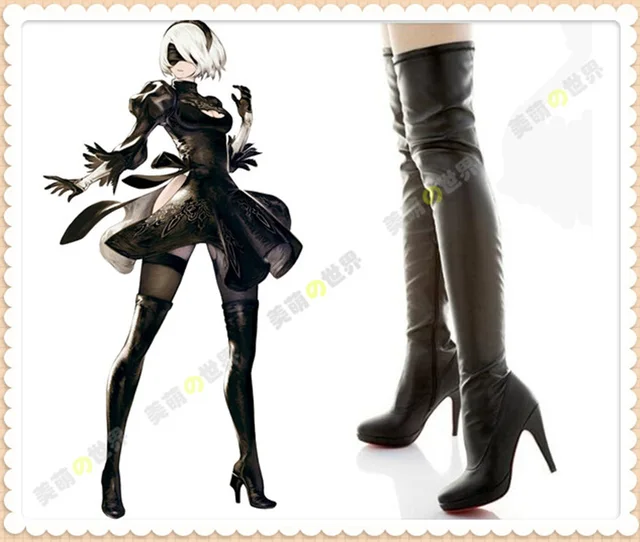 heel Anime boots high