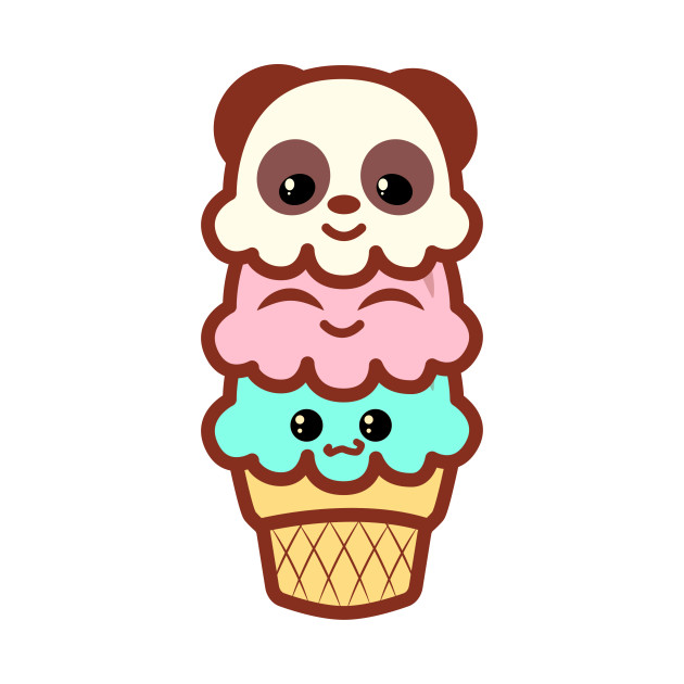 Anime ice cream cone