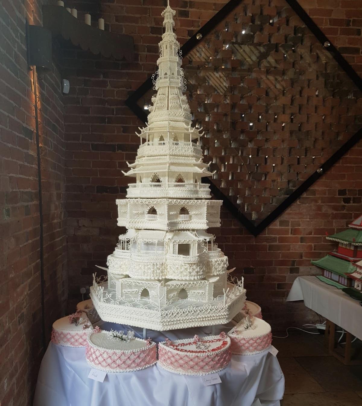 cake design wedding Asian