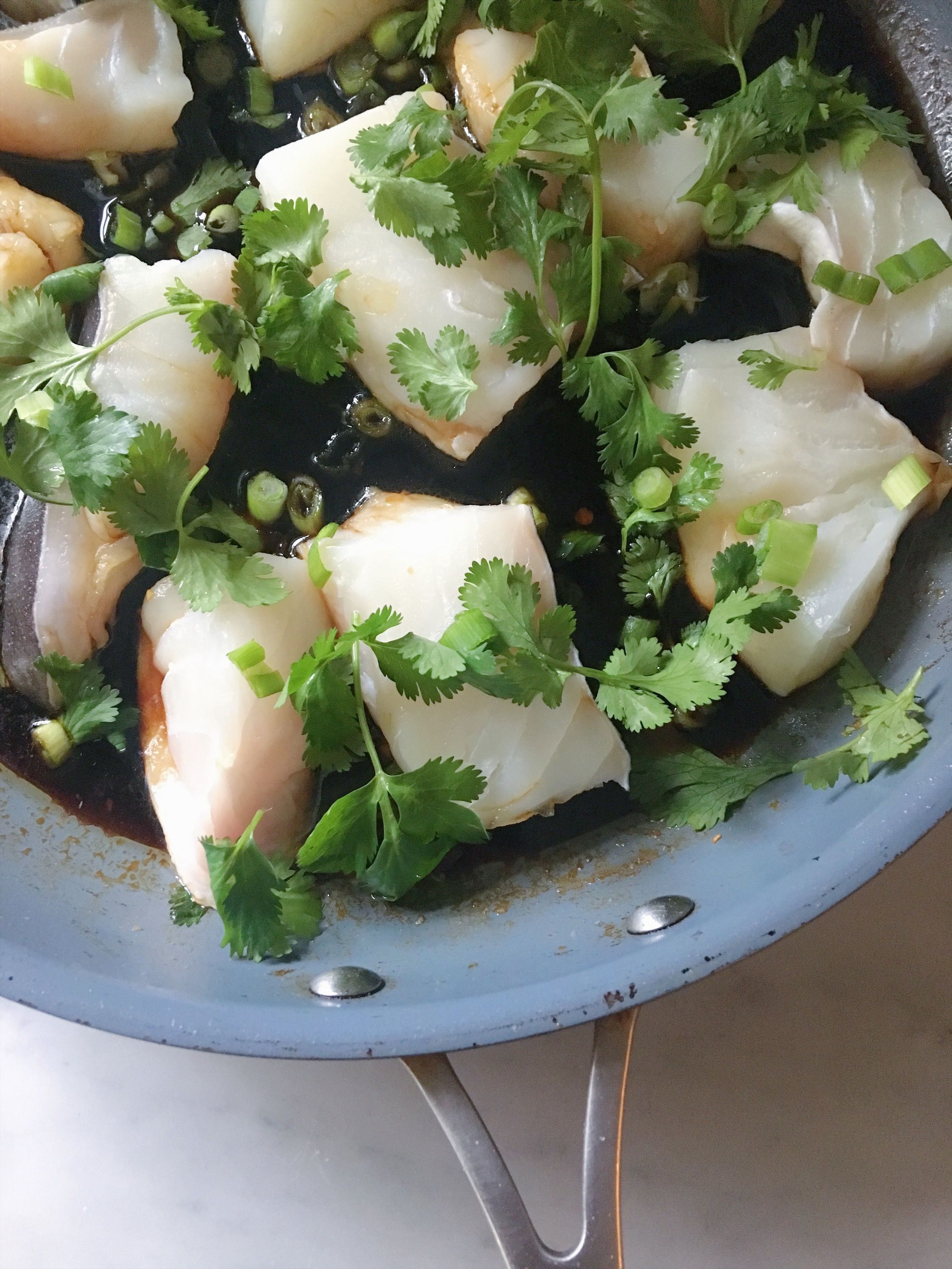 poached recipes Asian fish