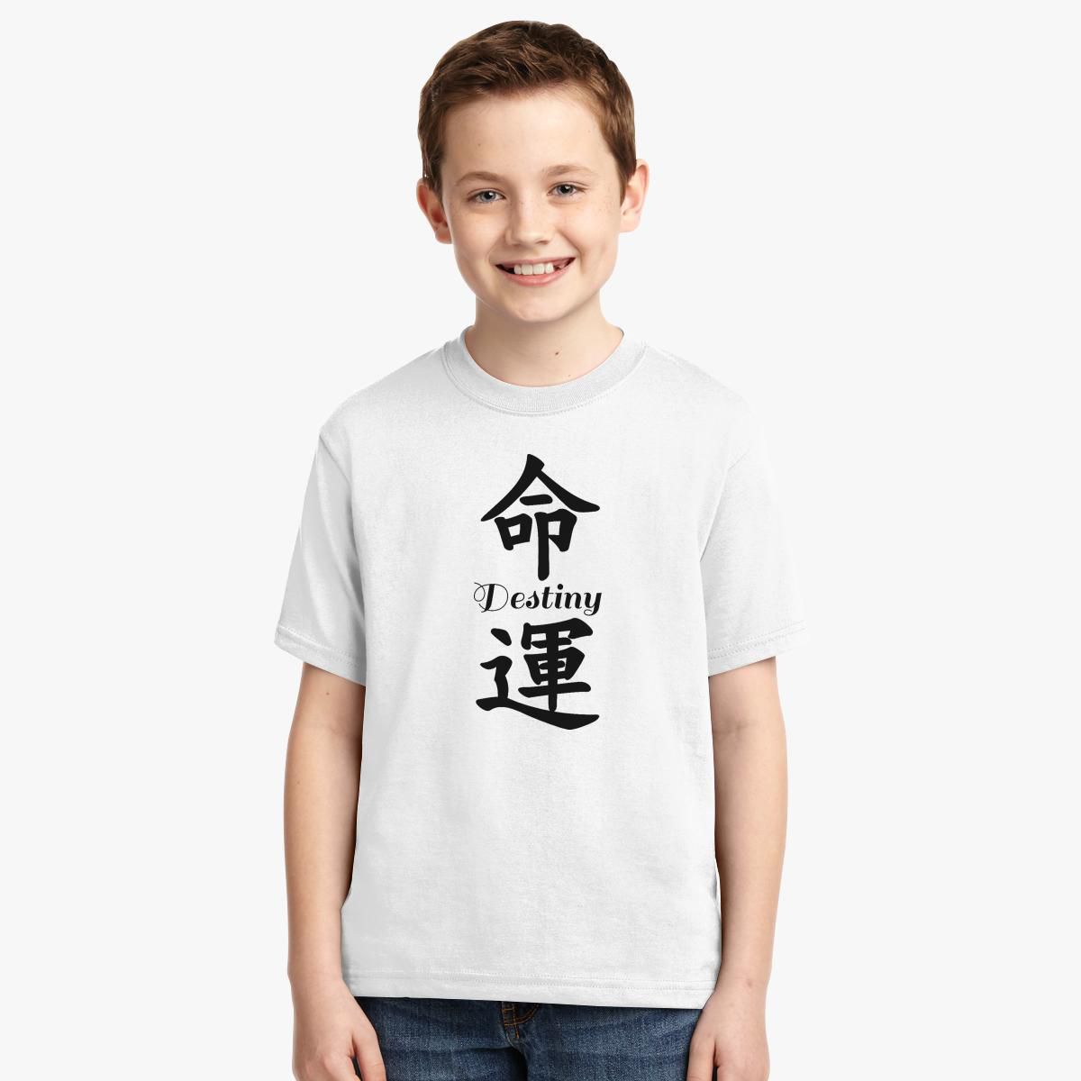 Chinese lettering t shirt fuck you