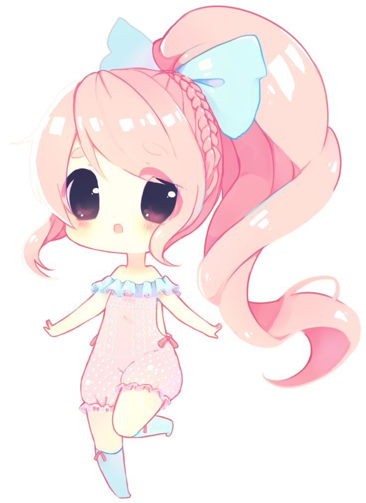 anime girl chibi Cute