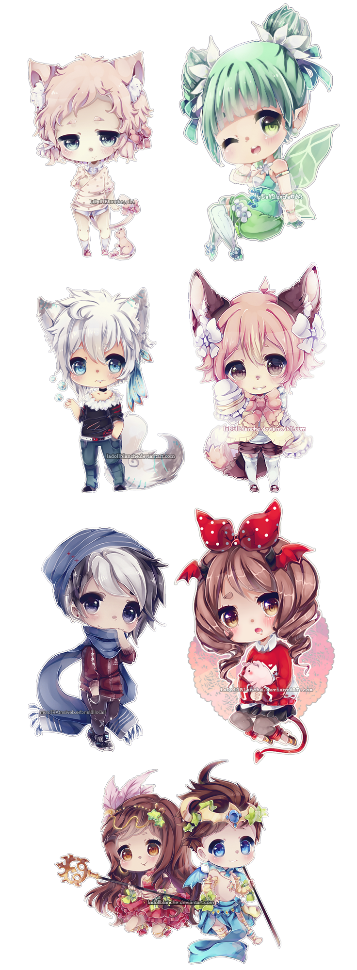 anime girl chibi Cute