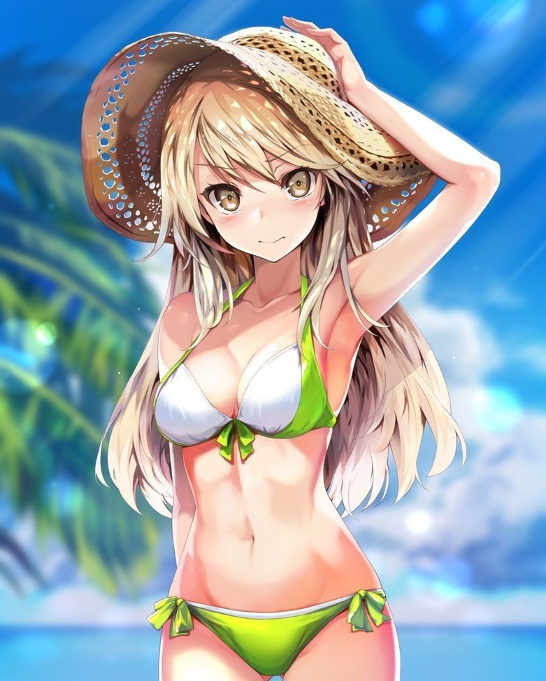 anime girl in bikini Cute